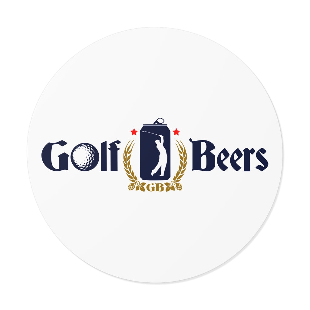 Golf beers logo vinyl stickers
