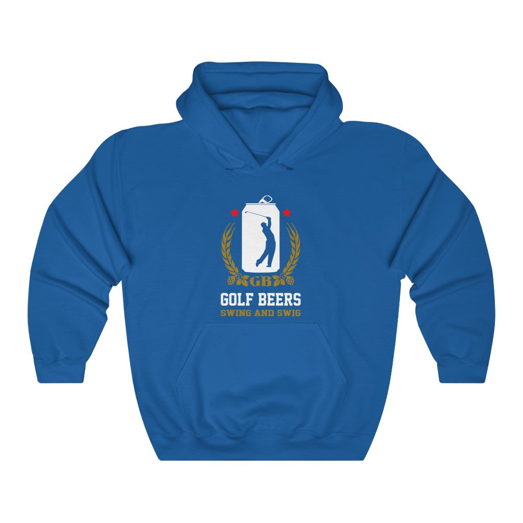 Golf Beers Swing and Swig Hoodie